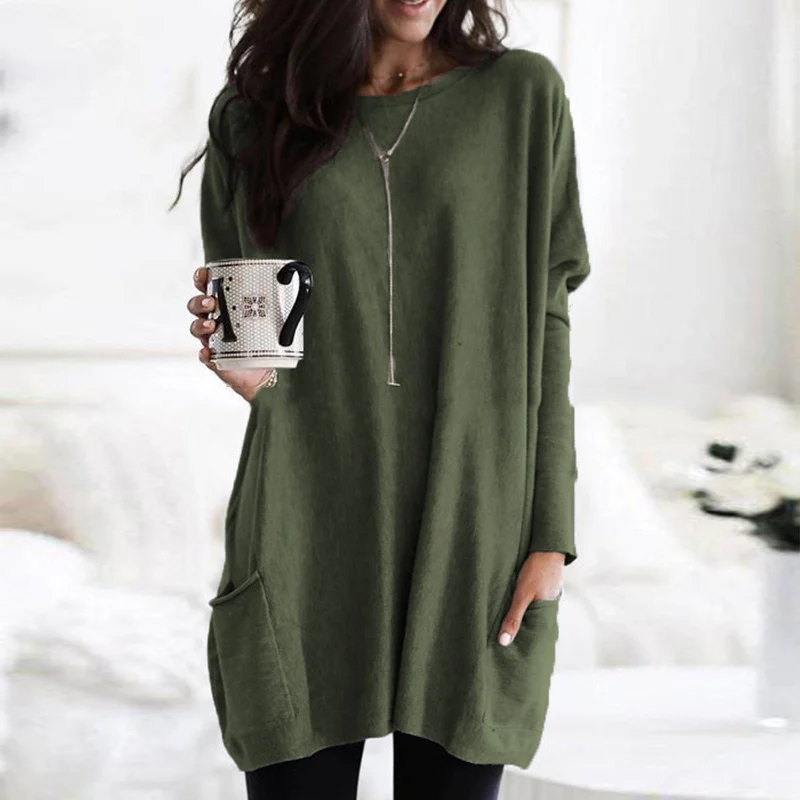 Valenzora | Tunic with long sleeves and pockets