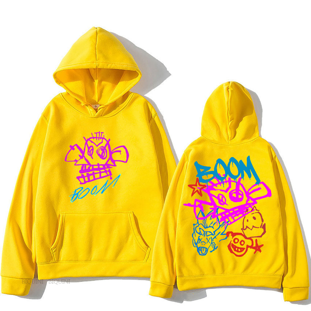 Valenzora | Arcane Jinx Cartoon Langarm-Kapuzenpullover