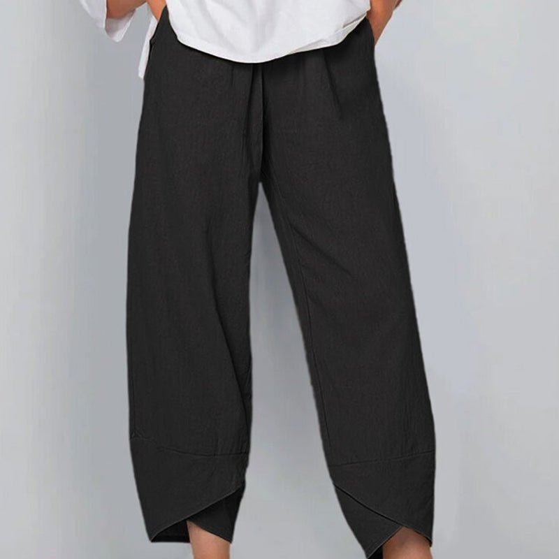 Valenzora | Women's Trousers Lightweight Cotton and Linen Women's Summer Comfort