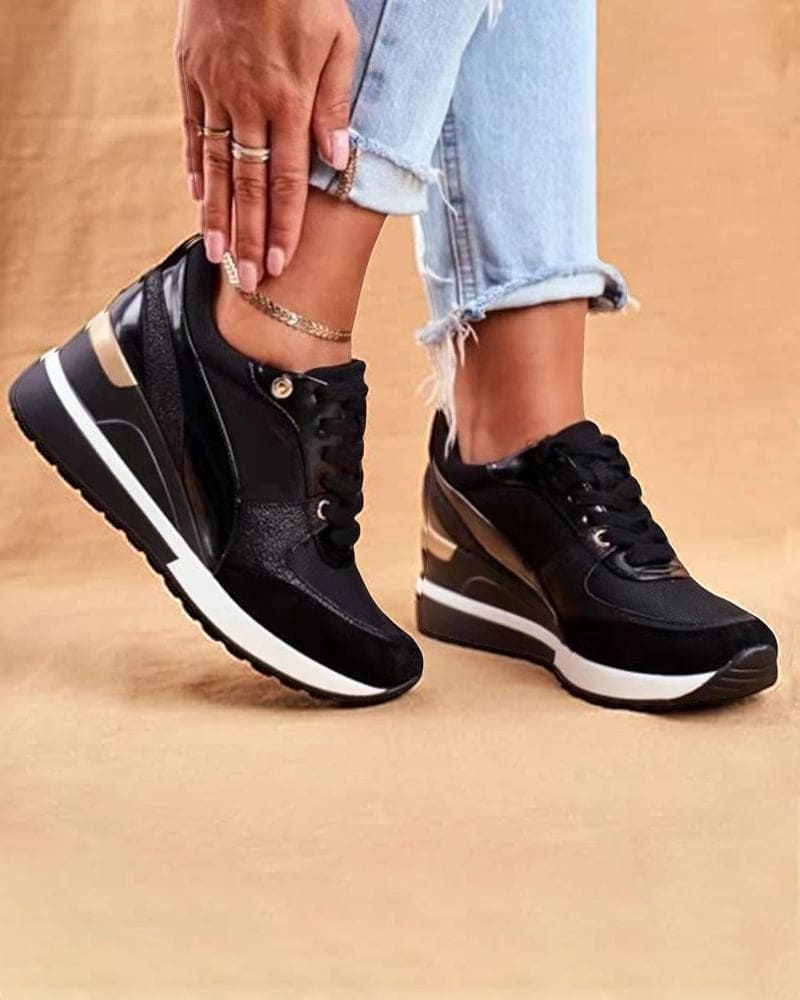 Valenzora | Platform Sneakers with Sequins