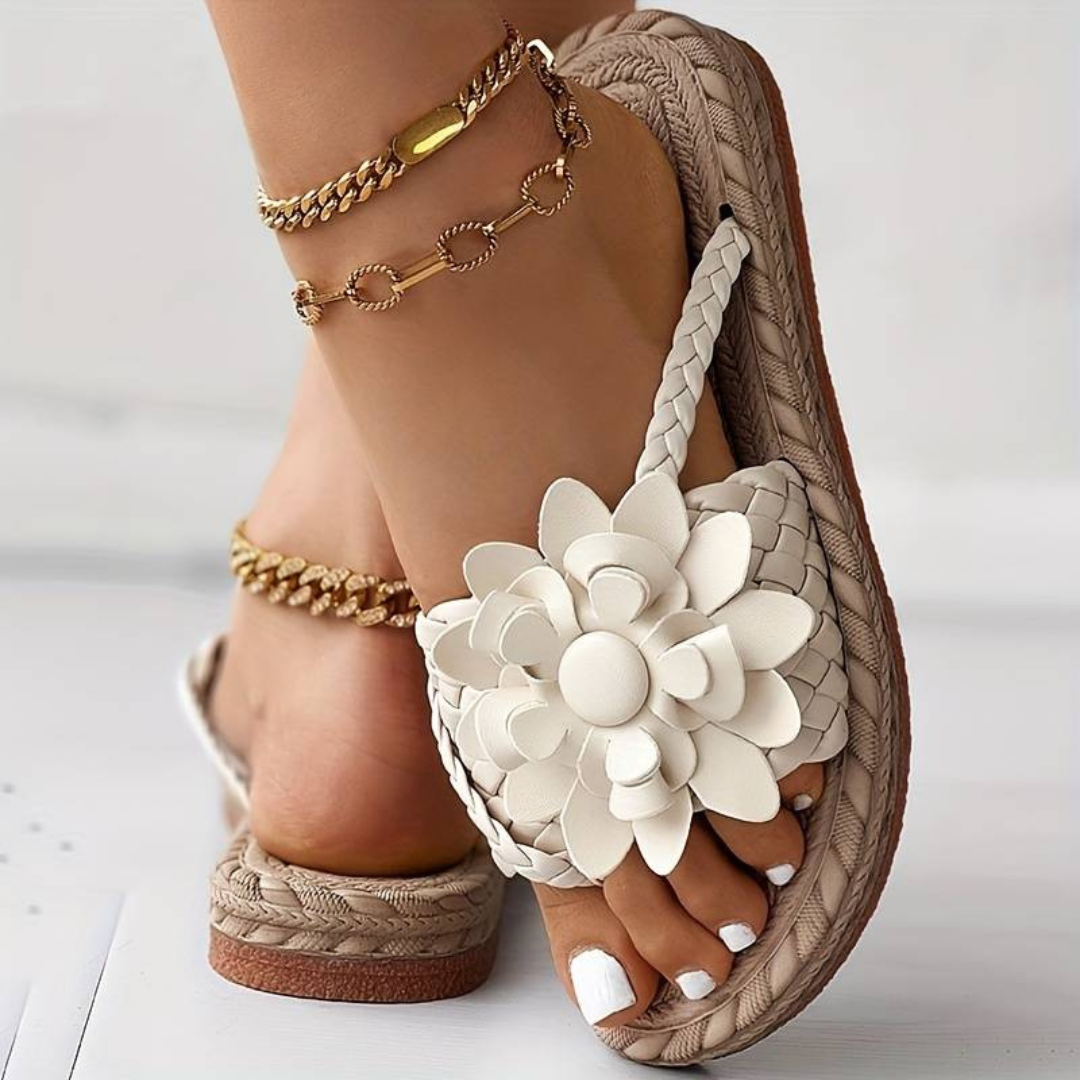Flip-flops | Women's sandals with an open toe and elegant braided straps