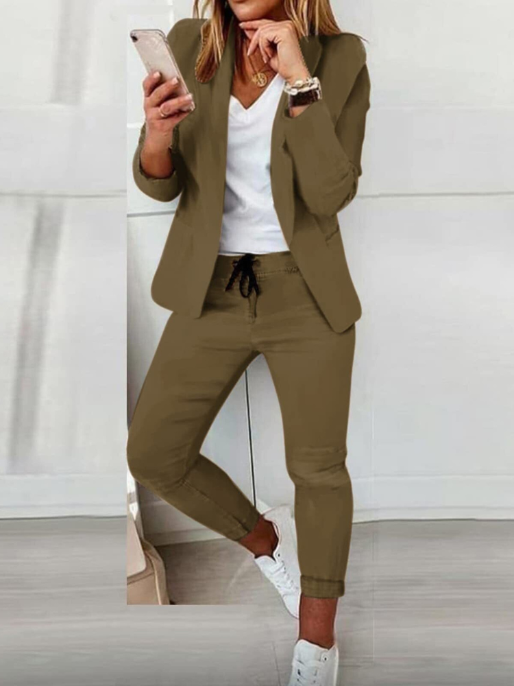 Valenzora | Elegant blazer set (BLAZER + PANTS)