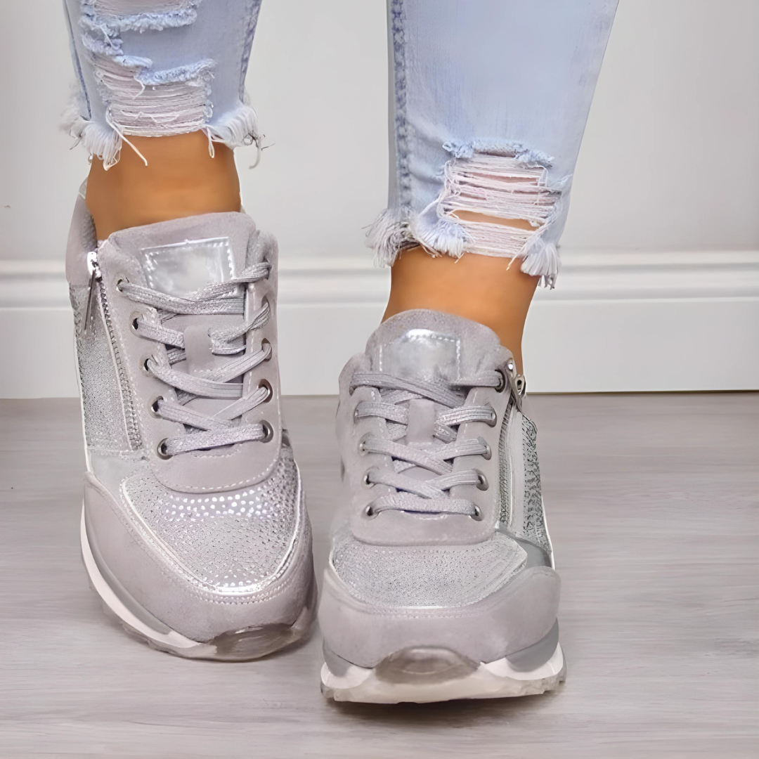 Valenzora - Glamouröse, bequeme Freizeitsneaker | Sportlich-schicke Sneaker