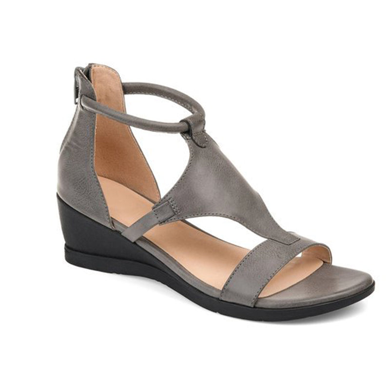 Valenzora | Women's sandal with raised heel and ankle strap