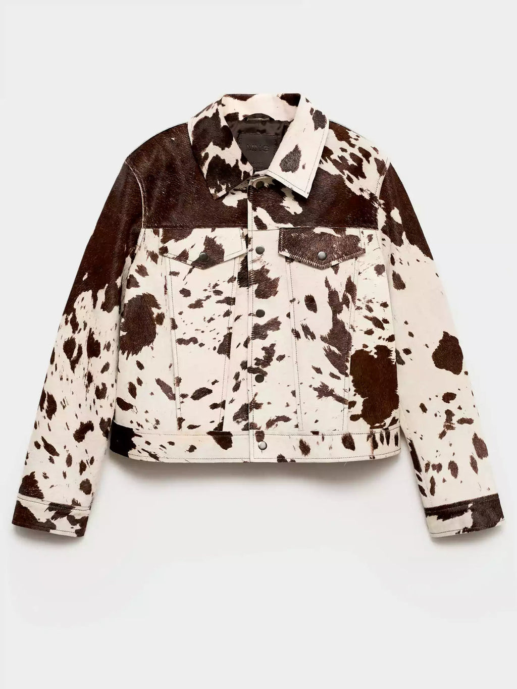 Valenzora | Patterned leather jacket