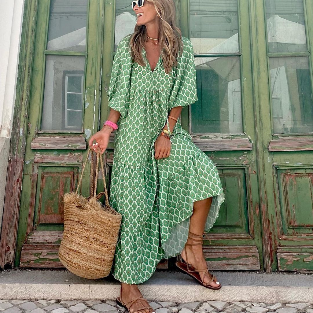 Mila™ – Grünes Sommerkleid