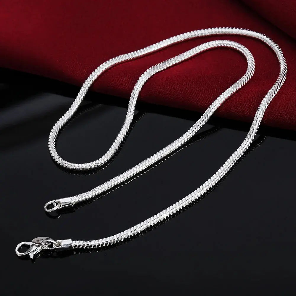 Valenzora | 925 3mm Sterling Silver Snake Chain