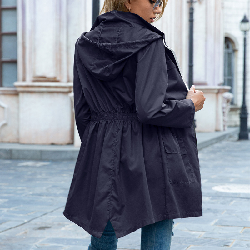 Valenzora | Stylish waterproof rain jacket with
