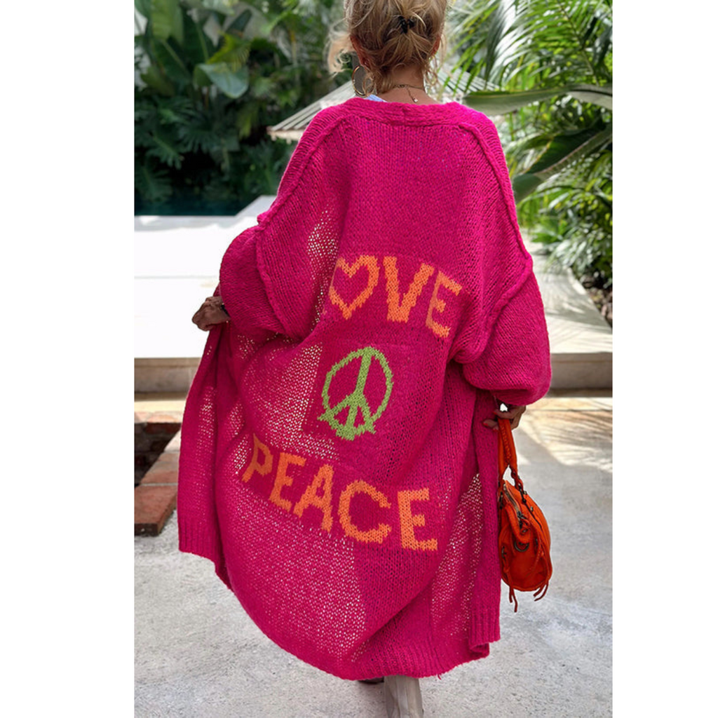 Valenzora Peace Cardigan – Ibiza