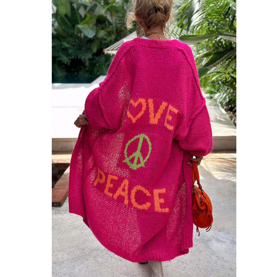 Valenzora Peace Cardigan – Ibiza
