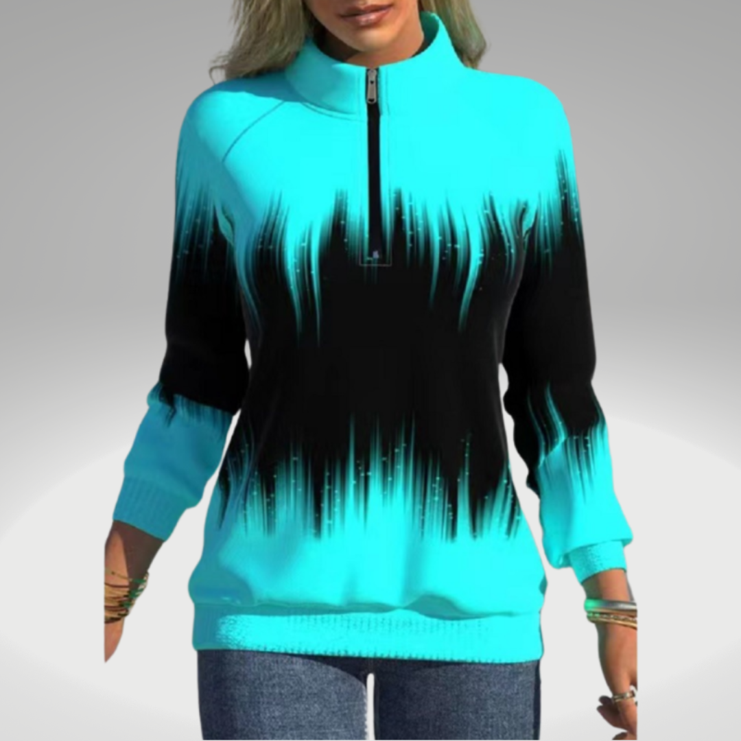 Valenzora - Women's sweatshirt with gradient print