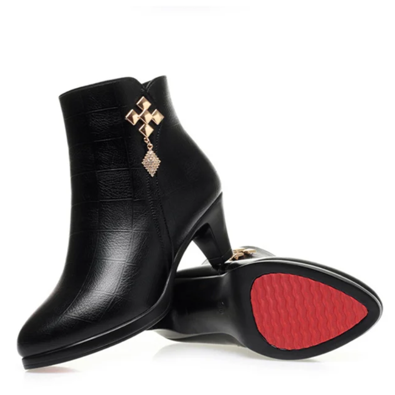 Valenzora | Elegant women's ankle boots with non-slip sole and comfort