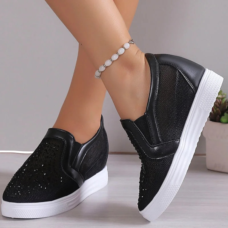 Valenzora | Fashion Kristall-Sneaker für Damen