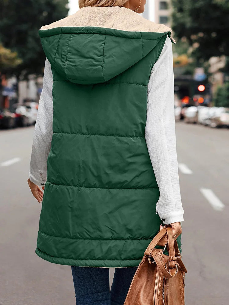 Valenzora | Jamia Reversible Hooded Vest