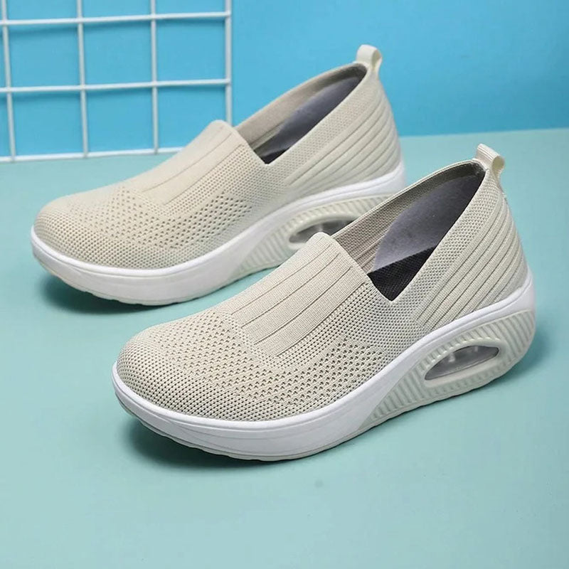 Valenzora | Breathable Slip-on Sneakers with Ergonomic Sole for Women