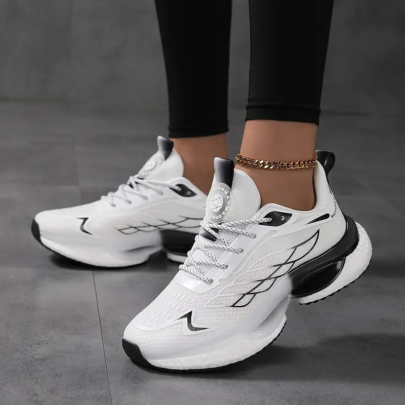 Valenzora | Atmungsaktive, wasserdichte Plateau-Sneaker aus Mesh