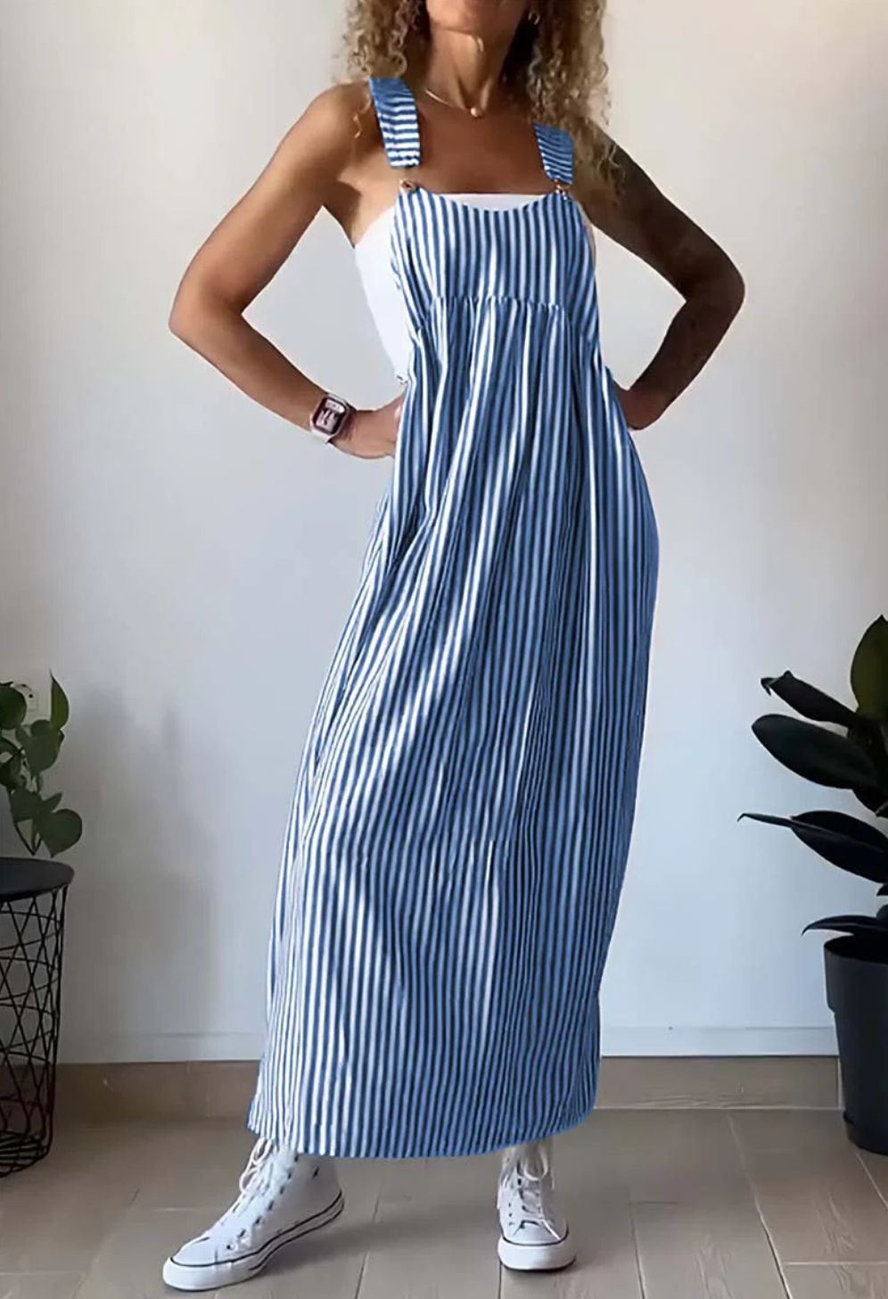 Ella™ - Casual Striped Dress