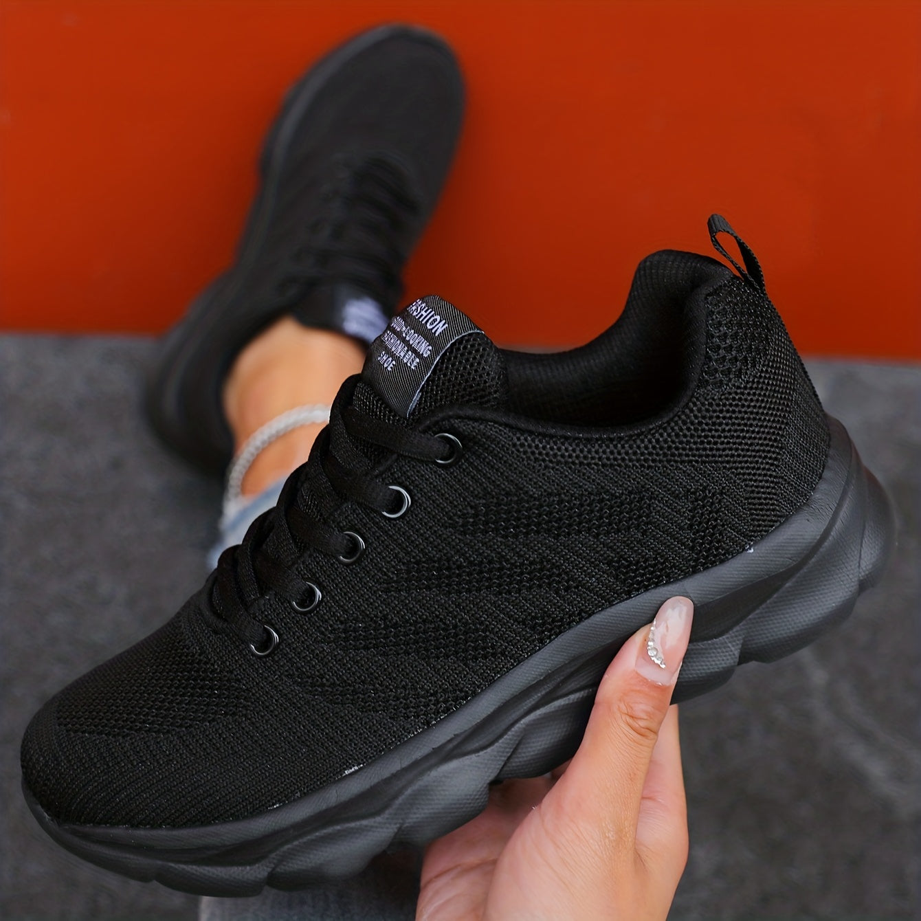 Valenzora | Breathable knitted women's sneakers