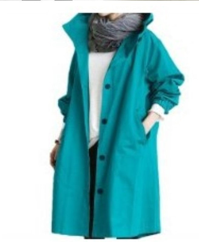 Valenzora | Trench coat with hood