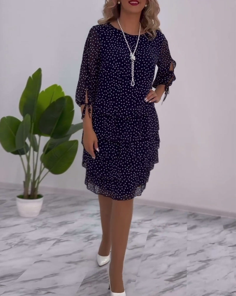 Valenzora | Stylish autumn dress with elegance