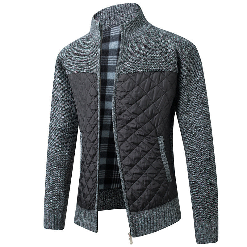 Valenzora | Cardigan with stand-up collar