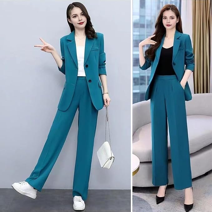 Valenzora | Elegant trouser suit with tailored blazer