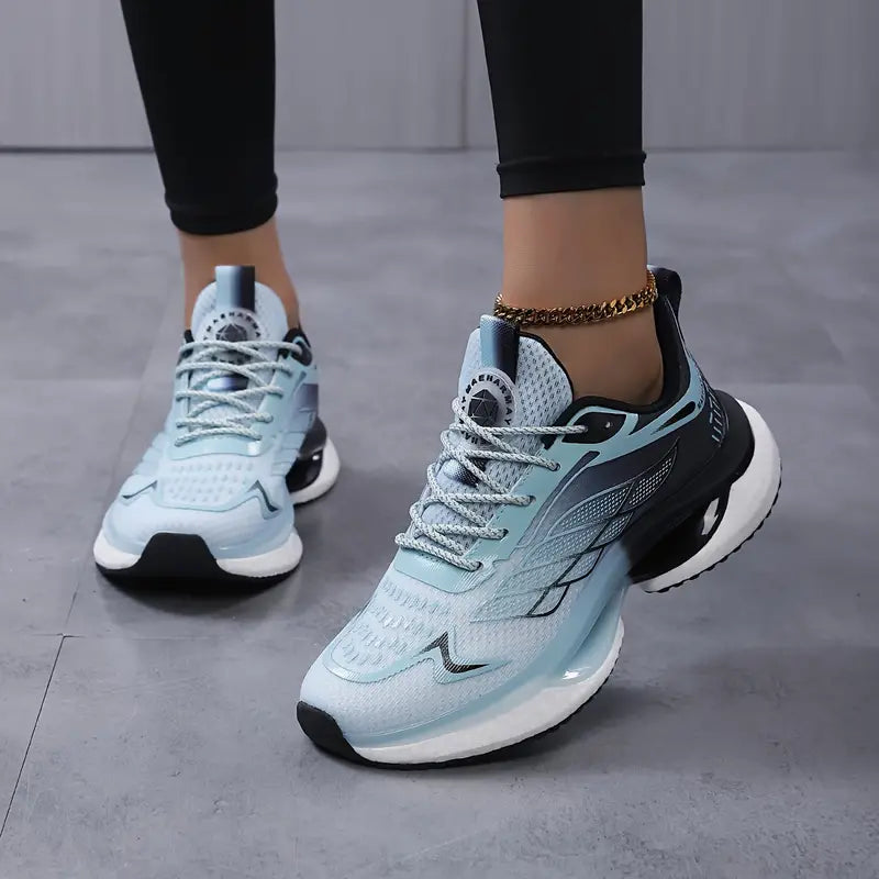 Valenzora | Atmungsaktive, wasserdichte Plateau-Sneaker aus Mesh