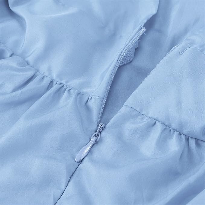 Valenzora - Elegant dress with gathered sleeves