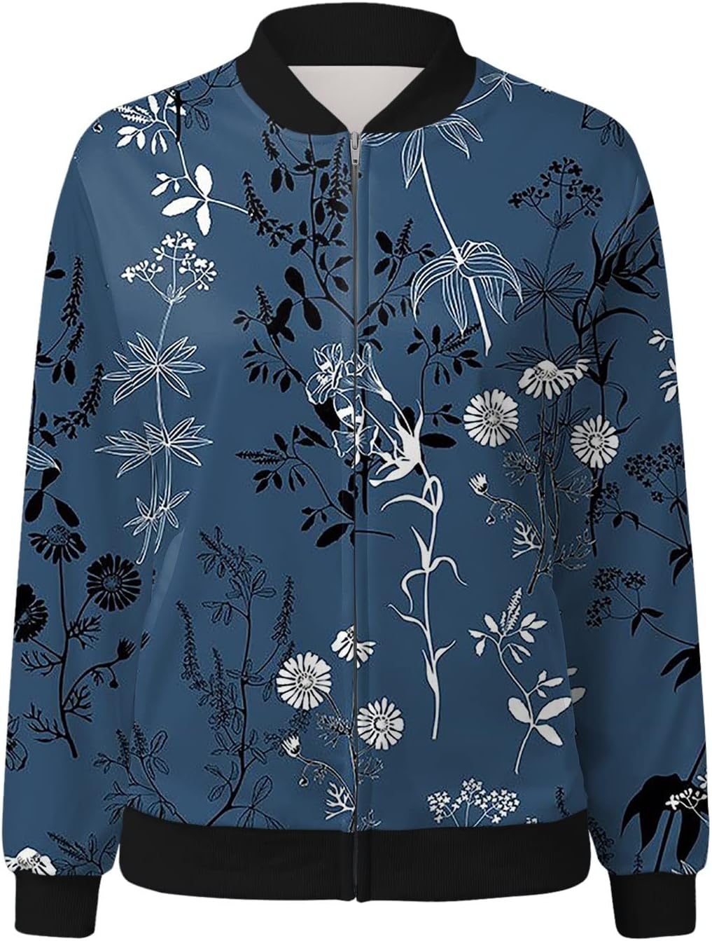 Valenzora | Women's floral bomber jacket