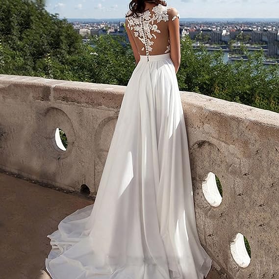Valenzora | Lace split evening dress