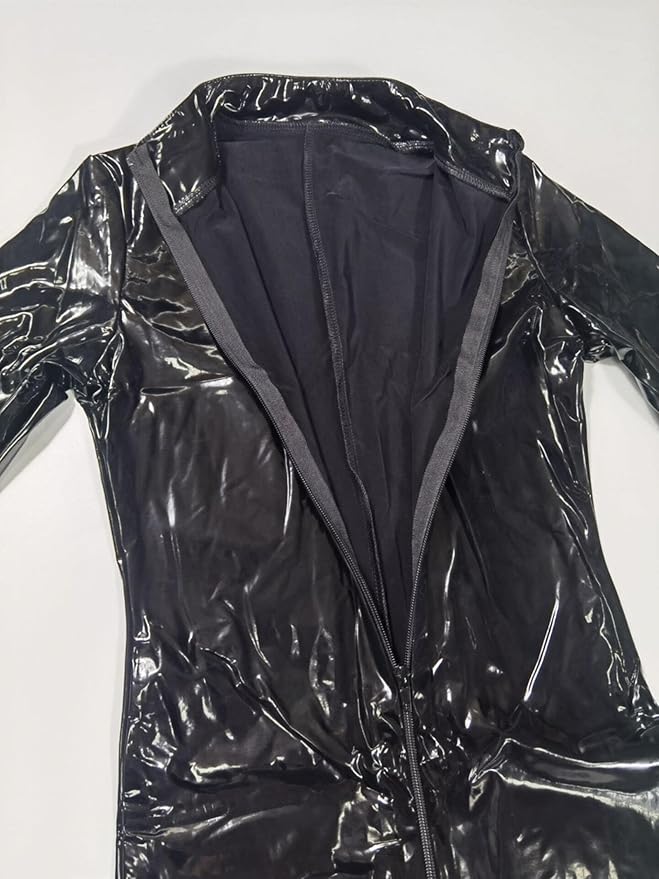 Valenzora | Women's Vinyl Black Gloss Ultra Glamour