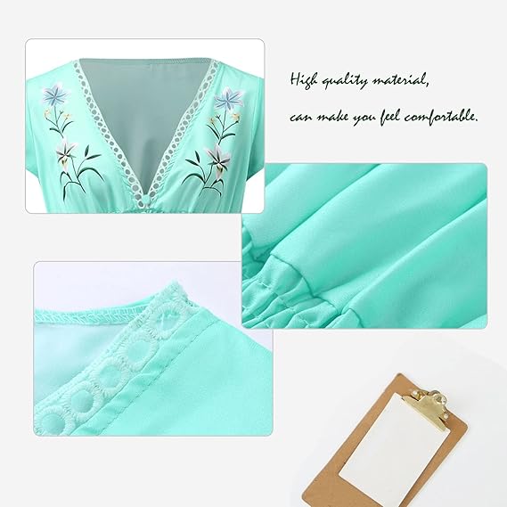 Valenzora | Boho Dress with Embroidery for a Dreamy Summer Look