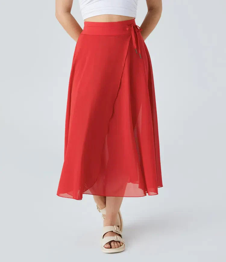 2-in-1 high-waisted tulle skirt