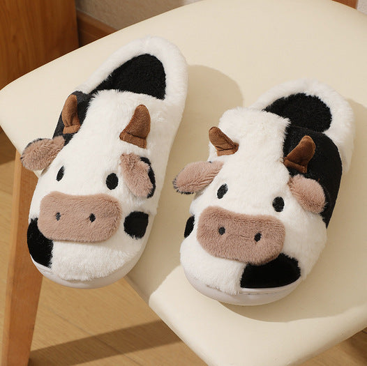 Valenzora | Cow slippers for women