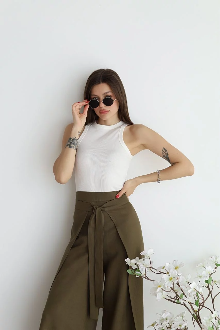 Leona️ | Wide-legged linen trousers