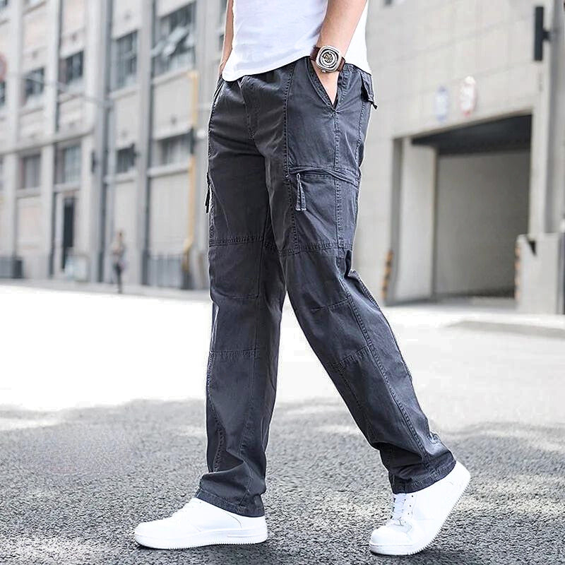 Valenzora | Cotton Cargo Trousers