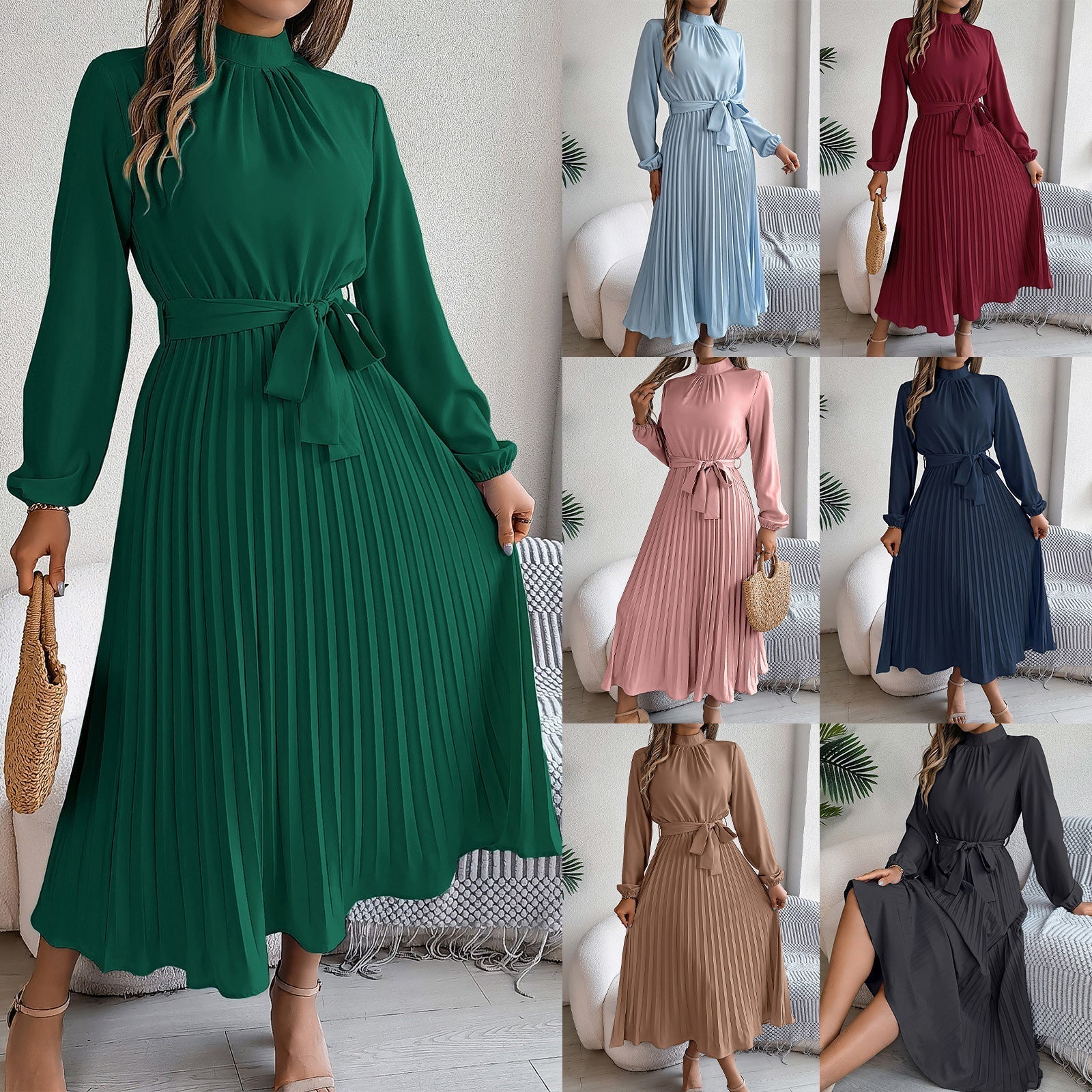 Valenzora | Elegant and timeless pleated dress