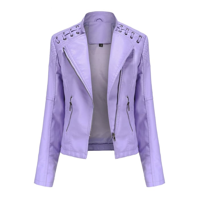 Valenzora | Washed Lammlederjacke