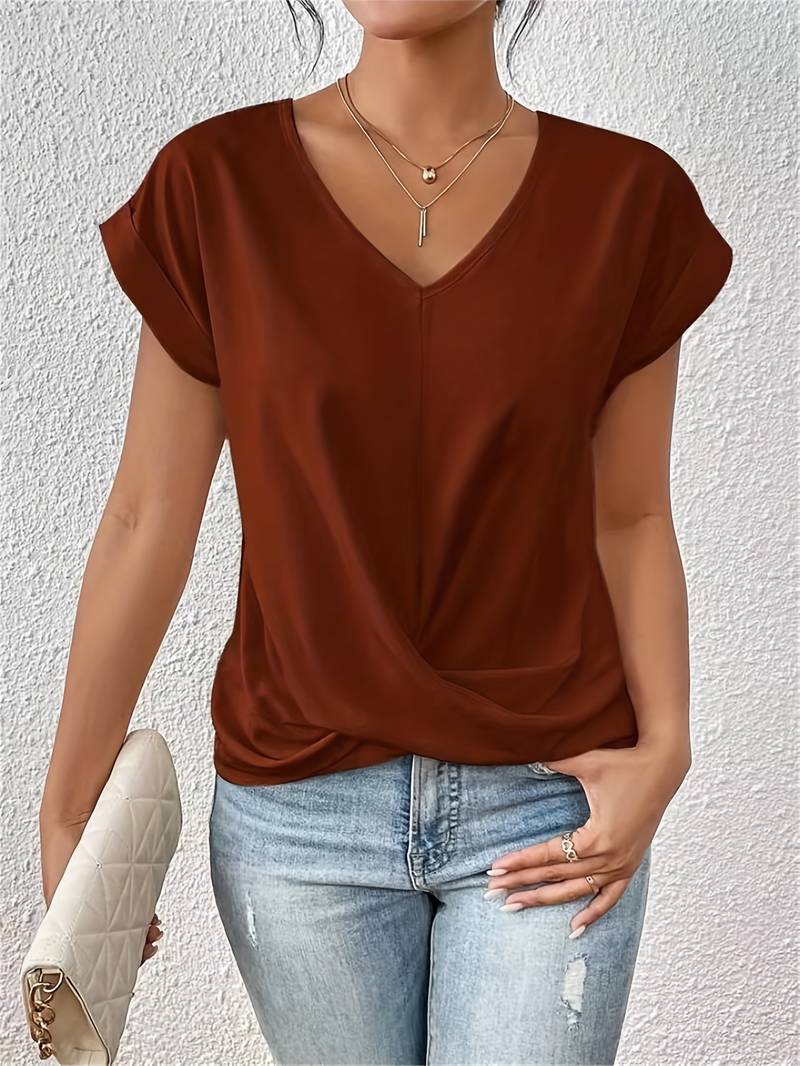 Emma™ - Short-sleeved top made from organic fabric