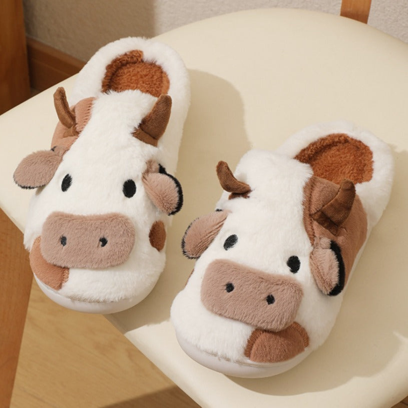 Valenzora | Cow slippers for women