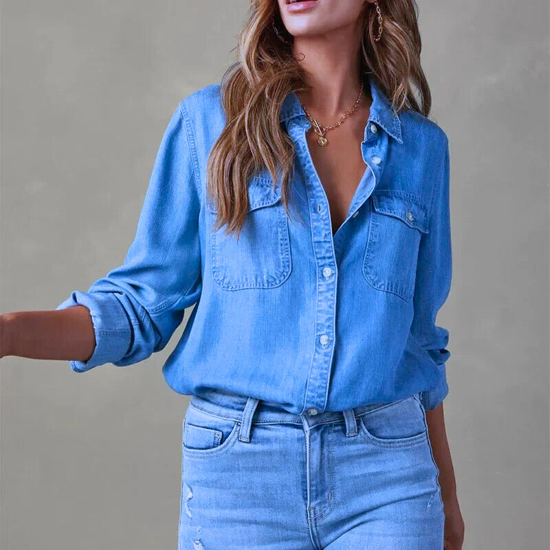 Valenzora | Jeansbluse für Damen