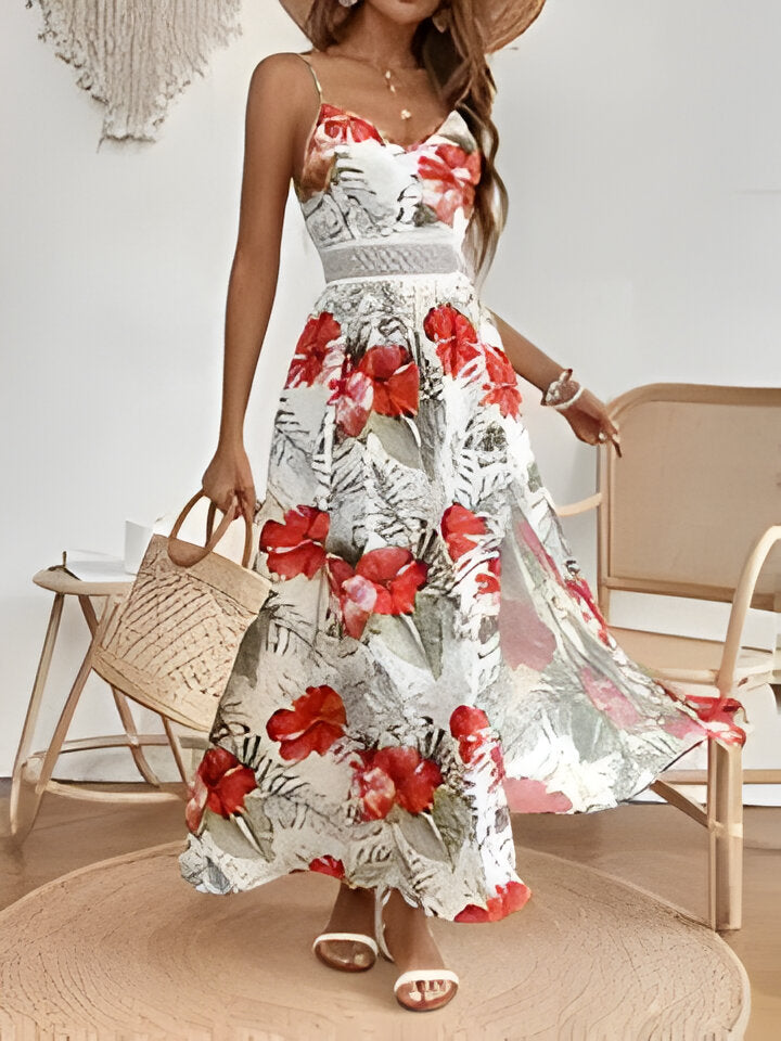 Valenzora | Elegantes ärmelloses Kleid mit Schlitz für Damen