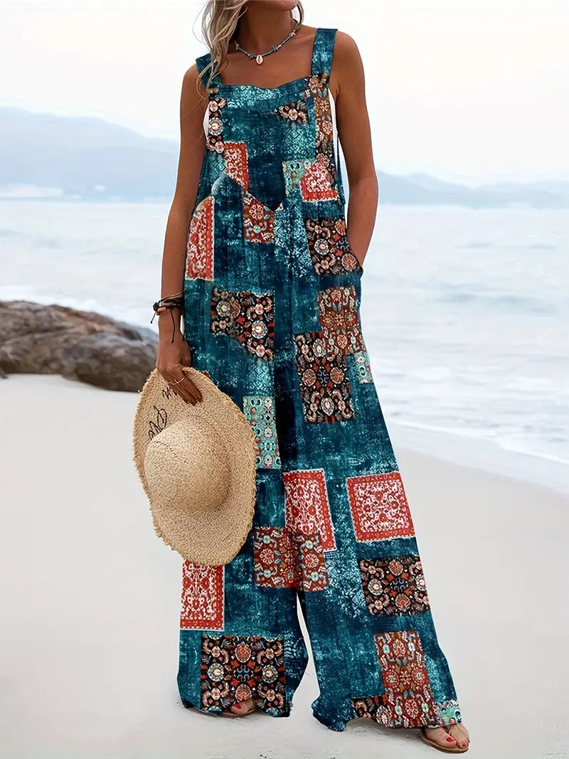 Valenzora | Colorblock jumpsuit with fashion elements