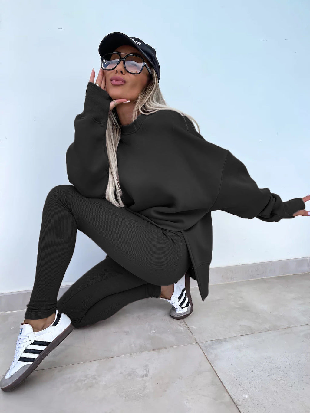 Valenzora | Damen Anzug im Relaxed-Stil mit langen Ärmeln – Winter-Set