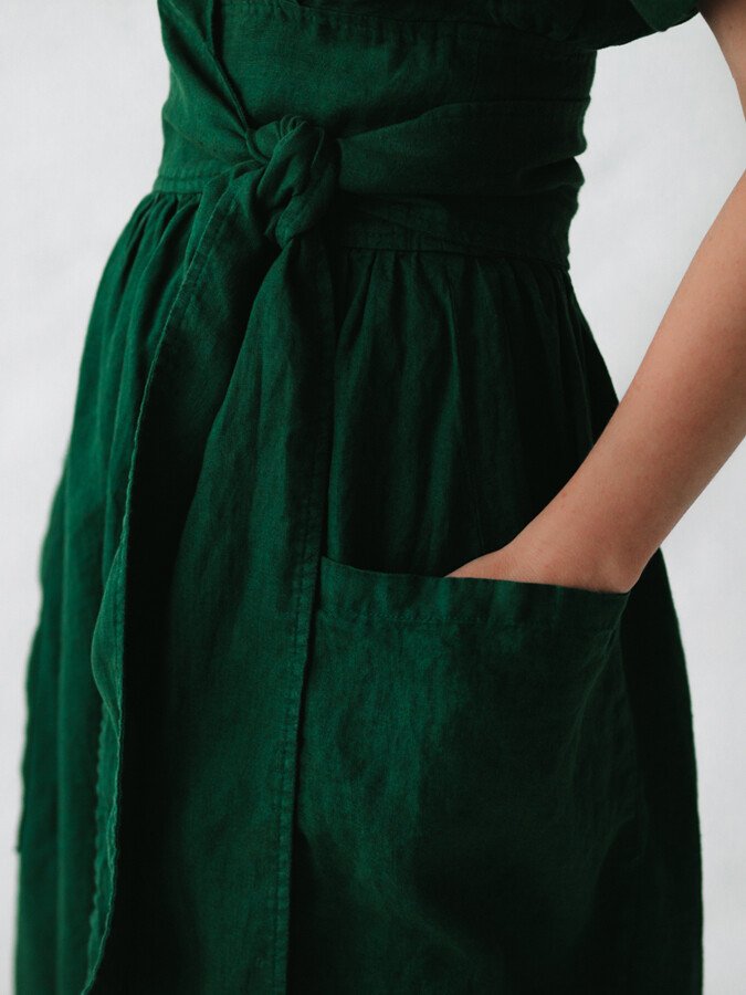 Valenzora | Fließendes Leinenkleid