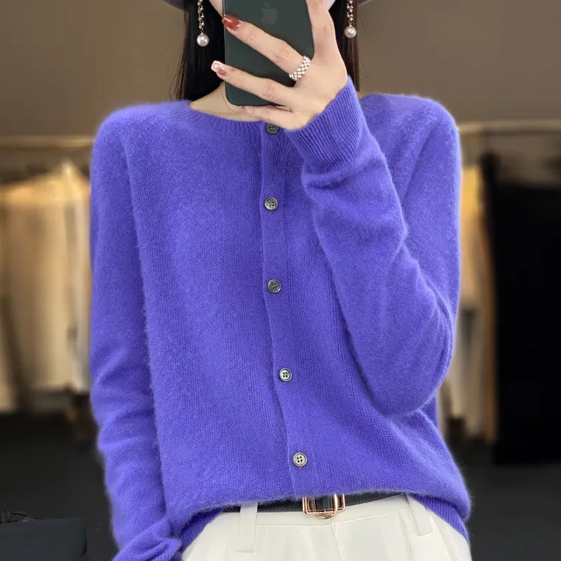 Valenzora | Klassischer Wollcardigan