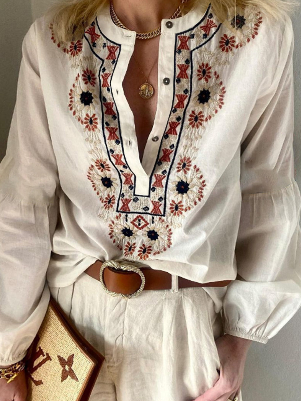 Valenzora | Bestickte Boho-Tunika für sommerliche Vibes