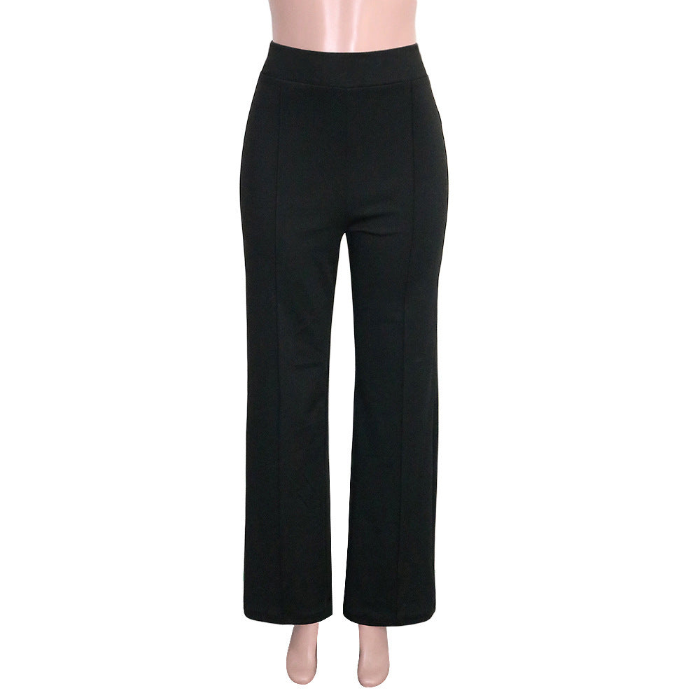 Valenzora High-waisted bell-bottom trousers