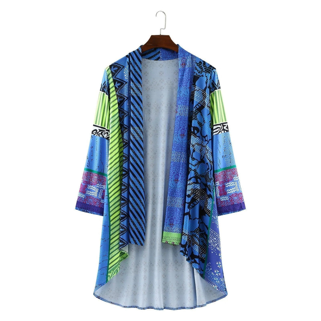 Valenzora Vintage Strickjacke mit langen Ärmeln