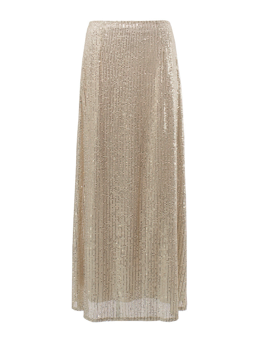 Valenzora | Women's Casual Fashion Simple Sequined Skirt